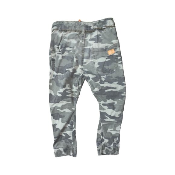 Sz.5*Zara Boys*Green Camouflage Cargo Pants - Picture 4 of 4